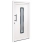 vidaXL Haustür Weiß 108x208 cm PVC vidaXL Haustür Weiß 108x208 cm PVC