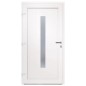 vidaXL Haustür Weiß 108x208 cm PVC vidaXL Haustür Weiß 108x208 cm PVC