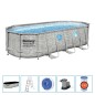 Bestway Pool-Set Power Steel Swim Vista Serie 549x274x122 cm Bestway Pool-Set Power Steel Swim Vista Serie 549x274x122 cm