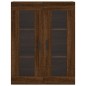 Highboard Braun Eichen-Optik 69,5x34x180 cm Holzwerkstoff Highboard Braun Eichen-Optik 69,5x34x180 cm Holzwerkstoff