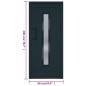 vidaXL Haustür Anthrazit 88x200 cm PVC vidaXL Haustür Anthrazit 88x200 cm PVC