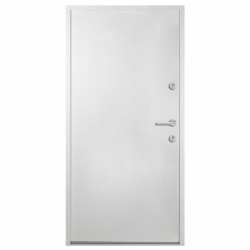 vidaXL Haustür Weiß 110x207,5 cm Aluminium