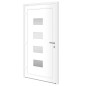 vidaXL Haustür Weiß 100x200 cm Aluminium und PVC vidaXL Haustür Weiß 100x200 cm Aluminium und PVC