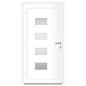 vidaXL Haustür Anthrazit 100x200 cm Aluminium und PVC vidaXL Haustür Anthrazit 100x200 cm Aluminium und PVC