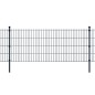 vidaXL Zaunpfosten 20 Stk. Grau 150 cm Verzinkter Stahl vidaXL Zaunpfosten 20 Stk. Grau 150 cm Verzinkter Stahl