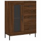 Highboard Braun Eichen-Optik 69,5x34x180 cm Holzwerkstoff Highboard Braun Eichen-Optik 69,5x34x180 cm Holzwerkstoff