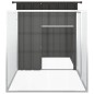vidaXL Kaninchenkäfig Anthrazit 200x91x100 cm Verzinkter Stahl vidaXL Kaninchenkäfig Anthrazit 200x91x100 cm Verzinkter Stahl