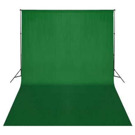 vidaXL Fotohintergrund-System 500 x 300 cm Grün