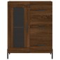 Highboard Braun Eichen-Optik 69,5x34x180 cm Holzwerkstoff Highboard Braun Eichen-Optik 69,5x34x180 cm Holzwerkstoff