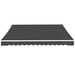 vidaXL Gelenkarmmarkise 350 cm Anthrazit 