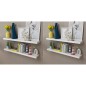 vidaXL Wandregale 4 Stk. Weiß 100 cm vidaXL Wandregale 4 Stk. Weiß 100 cm