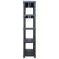 vidaXL Lagerregale 2 Stk. Schwarz 250 kg 80 x 40 x 180 cm Kunststoff vidaXL Lagerregale 2 Stk. Schwarz 250 kg 80 x 40 x 180 cm Kunststoff