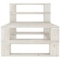vidaXL 4-tlg. Garten-Lounge-Set aus Paletten Holz Weiß vidaXL 4-tlg. Garten-Lounge-Set aus Paletten Holz Weiß
