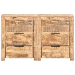 vidaXL Schubladenschrank 118x33x75 cm Mango Massivholz