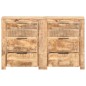 vidaXL Schubladenschrank 118x33x75 cm Mango Massivholz vidaXL Schubladenschrank 118x33x75 cm Mango Massivholz