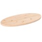 Tischplatte 80x40x2,5 cm Massivholz Kiefer Oval Tischplatte 80x40x2,5 cm Massivholz Kiefer Oval