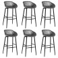 vidaXL 7-tlg. Bar-Set Schwarz und Grau vidaXL 7-tlg. Bar-Set Schwarz und Grau