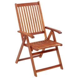 vidaXL Klappbare Gartenstühle 6 Stk. Massivholz Akazie