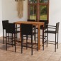vidaXL 7-tlg. Gartenbar-Set Braun vidaXL 7-tlg. Gartenbar-Set Braun