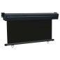 vidaXL Balkon-Seitenmarkise 140 × 250 cm Schwarz