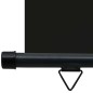 vidaXL Balkon-Seitenmarkise 140 × 250 cm Schwarz