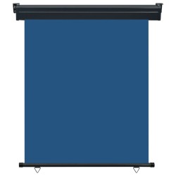 vidaXL Balkon-Seitenmarkise 140 × 250 cm Blau