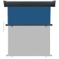vidaXL Balkon-Seitenmarkise 140 × 250 cm Blau vidaXL Balkon-Seitenmarkise 140 × 250 cm Blau