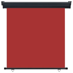 vidaXL Balkon-Seitenmarkise 170x250 cm Rot