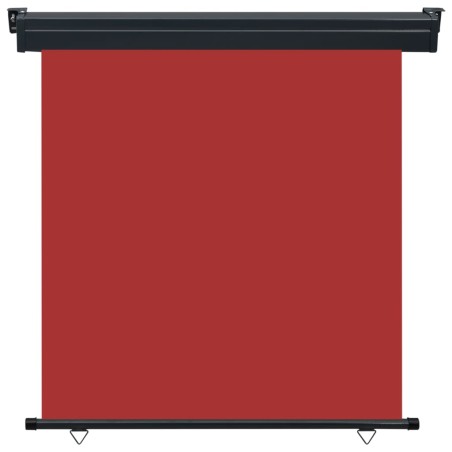 vidaXL Balkon-Seitenmarkise 170x250 cm Rot