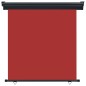 vidaXL Balkon-Seitenmarkise 170x250 cm Rot vidaXL Balkon-Seitenmarkise 170x250 cm Rot