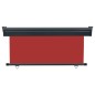 vidaXL Balkon-Seitenmarkise 170x250 cm Rot vidaXL Balkon-Seitenmarkise 170x250 cm Rot