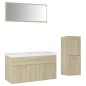 vidaXL Badmöbel-Set Sonoma-Eiche Holzwerkstoff vidaXL Badmöbel-Set Sonoma-Eiche Holzwerkstoff