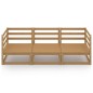 vidaXL Outdoor-Sofa 3-Sitzer Honigbraun Massivholz Kiefer vidaXL Outdoor-Sofa 3-Sitzer Honigbraun Massivholz Kiefer