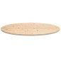 Tischplatte 100x50x2,5 cm Massivholz Kiefer Oval Tischplatte 100x50x2,5 cm Massivholz Kiefer Oval