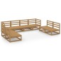 vidaXL 8-tlg. Garten-Lounge-Set Honigbraun Massivholz Kiefer vidaXL 8-tlg. Garten-Lounge-Set Honigbraun Massivholz Kiefer