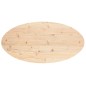 Tischplatte 100x50x2,5 cm Massivholz Kiefer Oval Tischplatte 100x50x2,5 cm Massivholz Kiefer Oval