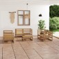 vidaXL 7-tlg. Garten-Lounge-Set Honigbraun Massivholz Kiefer vidaXL 7-tlg. Garten-Lounge-Set Honigbraun Massivholz Kiefer