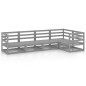 vidaXL 5-tlg. Garten-Lounge-Set Grau Massivholz Kiefer vidaXL 5-tlg. Garten-Lounge-Set Grau Massivholz Kiefer