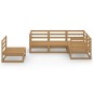 vidaXL 5-tlg. Garten-Lounge-Set Honigbraun Massivholz Kiefer vidaXL 5-tlg. Garten-Lounge-Set Honigbraun Massivholz Kiefer