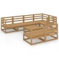 vidaXL 8-tlg. Garten-Lounge-Set Honigbraun Massivholz Kiefer vidaXL 8-tlg. Garten-Lounge-Set Honigbraun Massivholz Kiefer