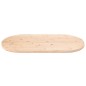 Tischplatte 100x50x2,5 cm Massivholz Kiefer Oval Tischplatte 100x50x2,5 cm Massivholz Kiefer Oval