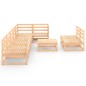 vidaXL 9-tlg. Garten-Lounge-Set Massivholz Kiefer vidaXL 9-tlg. Garten-Lounge-Set Massivholz Kiefer