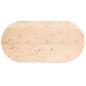 Tischplatte 100x50x2,5 cm Massivholz Kiefer Oval Tischplatte 100x50x2,5 cm Massivholz Kiefer Oval