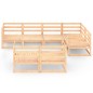 vidaXL 7-tlg. Garten-Lounge-Set Massivholz Kiefer vidaXL 7-tlg. Garten-Lounge-Set Massivholz Kiefer