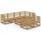 vidaXL 8-tlg. Garten-Lounge-Set Honigbraun Massivholz Kiefer vidaXL 8-tlg. Garten-Lounge-Set Honigbraun Massivholz Kiefer