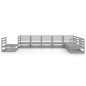 vidaXL 8-tlg. Garten-Lounge-Set Grau Kiefer Massivholz vidaXL 8-tlg. Garten-Lounge-Set Grau Kiefer Massivholz
