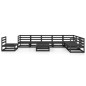vidaXL 9-tlg. Garten-Lounge-Set Schwarz Massivholz Kiefer vidaXL 9-tlg. Garten-Lounge-Set Schwarz Massivholz Kiefer
