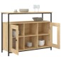 vidaXL Sideboard Sonoma-Eiche 100x35x80 cm Holzwerkstoff vidaXL Sideboard Sonoma-Eiche 100x35x80 cm Holzwerkstoff