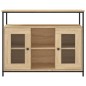 vidaXL Sideboard Sonoma-Eiche 100x35x80 cm Holzwerkstoff vidaXL Sideboard Sonoma-Eiche 100x35x80 cm Holzwerkstoff