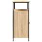 vidaXL Sideboard Sonoma-Eiche 100x35x80 cm Holzwerkstoff vidaXL Sideboard Sonoma-Eiche 100x35x80 cm Holzwerkstoff